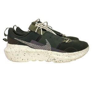 Nike Crater Impact Sneakers Shoes Mens Size 9.5 Green Move To Zero Recycled Sole